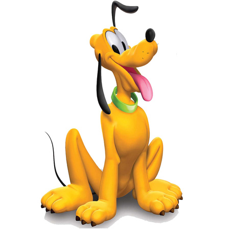 Naklejka na ścianę Pies Pluto uszko do góry 90 cm na 60 cm