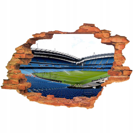 Naklejka na ścianę 3D Manchester City pusty stadion